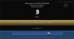 Desktop Screenshot of coldstorage.org.uk